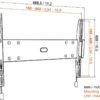 Série BASE - fixe  - M - 32"-55" 30kg – Image 3
