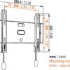 Série BASE - fixe  - S - 19"-43" 20kg – Image 3