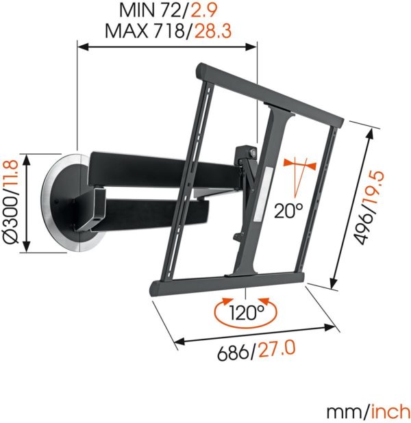 Série NEXT - orientable - L - 40"-65" – Image 5