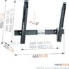 Série THIN - inclinable - L - 40"-65" 25kg – Image 3