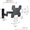 Série WALL - orientable - S - 19"-43" 15kg – Image 5