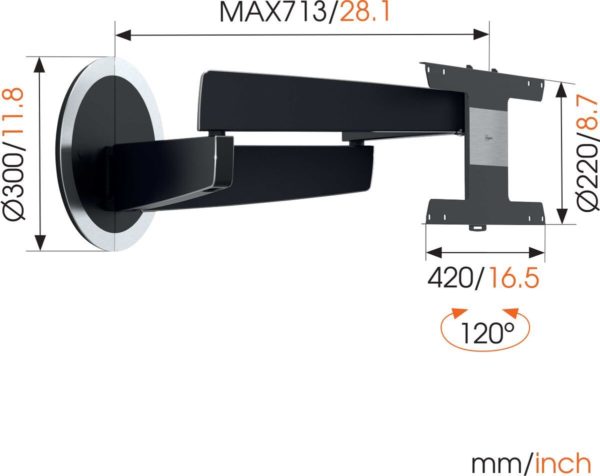 NEXT 7346 Support TV Orientable pour TV OLED – Image 6