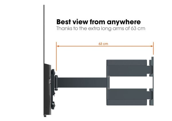 THIN 546 ExtraThin Support TV Orientable pour écran OLED (noir) – Image 3